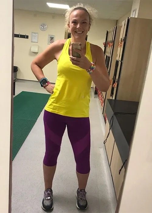 Maya's postpartum strength transformation