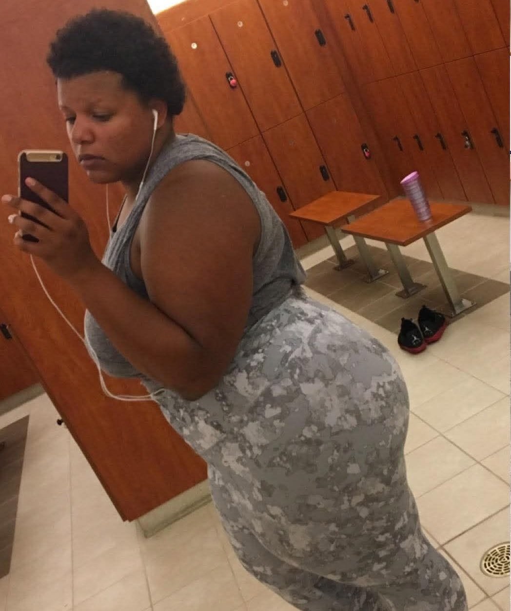 Renee before starting her program